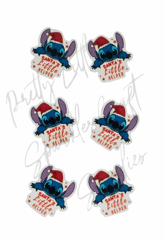 Stitch - Santa's Little Helper (Mini Dangle)