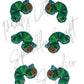 The Very Hungry Caterpillar (glitter acrylic)