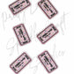 Taylor Swift Eras Tour Ticket (Mini Dangle size)