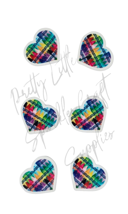 Teacher Crayon Heart