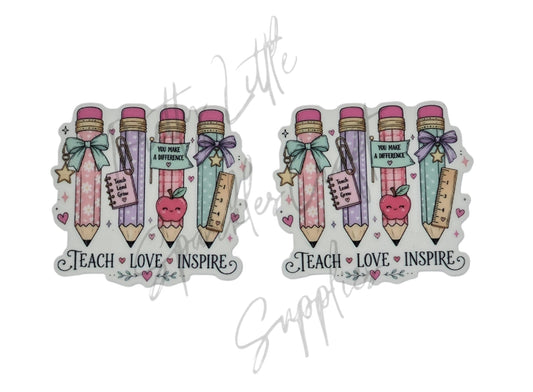 Teacher Pencil - Teach Love Inspire