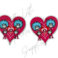Thing 1 and 2 Heart