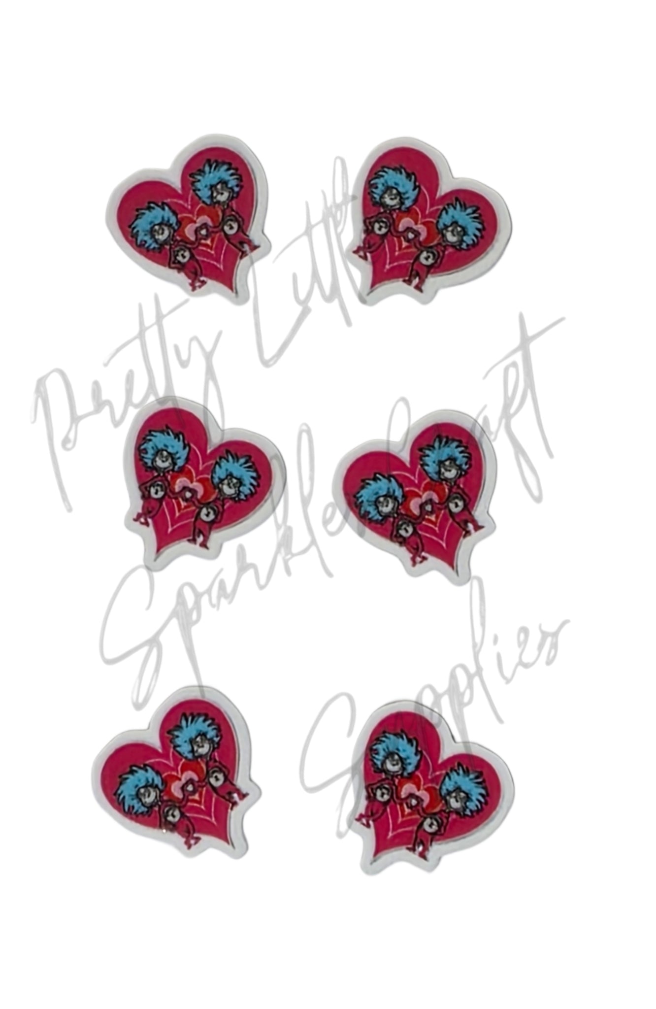 Thing 1 and 2 Heart