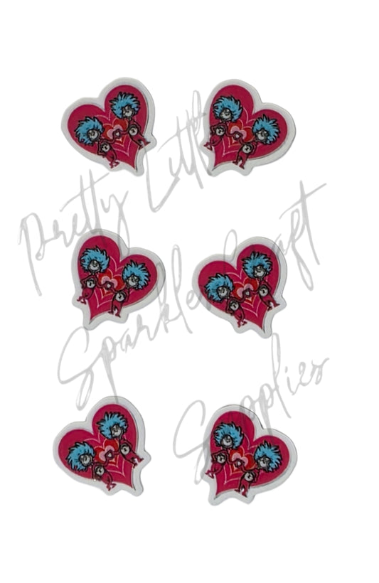 Thing 1 and 2 Heart