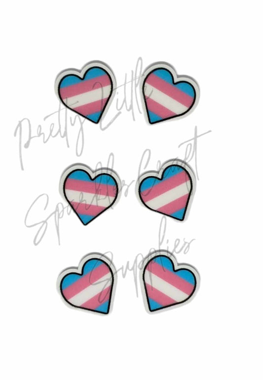 LBQT+ - Trans Pride Heart