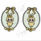 Yellow Labubu Cameo