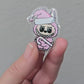 Pink Candy Cane Labubu